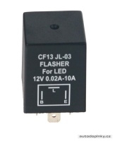 Přerušovač blinkrů LED, 12V, 0,02-10A pro japonské vozy Přerušovač blinkrů LED, 12V, 0,02-10A pro japonské vozy