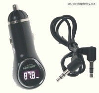 MP3/FM modul�tor bezdr�tov� s USB/AUX vstup do CL, USB nab�je�ka