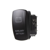 Rocker2 spínač AUXILIARY BATTERY 12/24V Rocker2 spínač AUXILIARY BATTERY 12/24V
