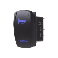 Rocker2 spínač SIRÉNA 12/24V Rocker2 spínač SIRÉNA 12/24V