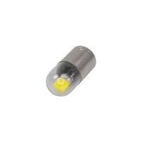 LED BAU15s bílá, 12V, 1LED/COB, celosklo LED BAU15s bílá, 12V, 1LED/COB, celosklo