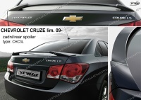 Zadní spoiler křídlo Chevrolet Cruze sedan -- od roku výroby 2009- Zadní spoiler křídlo Chevrolet Cruze sedan -- od roku výroby 2009-