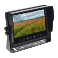 AHD Monitor 7" prachotěsný/voděodolný/nárazu odolný, 3x4PIN vstup AHD Monitor 7" prachotěsný/voděodolný/nárazu odolný, 3x4PIN vstup