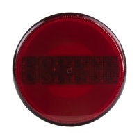 LED lampa zadn� koncov�/brzdov�, 12-24V, ECE, pr�m�r 122mm