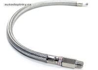 VIAIR nerezová opletená hadice se zpětným ventilem 60 cm - 3/8" samec - 3/8" samec VIAIR nerezová opletená hadice se zpětným ventilem 60 cm - 3/8" samec - 3/8" samec