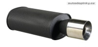 Sportovní nerezový výfuk UNI Black Box koncovka 1x102mm Sportovní nerezový výfuk UNI Black Box koncovka 1x102mm