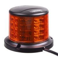 LED maj�k, 12-24V, 64x0,5W, oran�ov�, pevn� mont�, ECE R65 R10