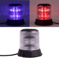 Robustní modro-červený LED maják, černý hliník, 96W, ECE R65 Robustní modro-červený LED maják, černý hliník, 96W, ECE R65