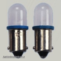 Autostyle LED žárovka 12V 1x bodová LED patice BA 9S -- barva osvětlení - modrá Autostyle LED žárovka 12V 1x bodová LED patice BA 9S -- barva osvětlení - modrá