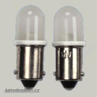 Autostyle LED žárovka 12V 1x bodová LED patice BA 9S -- barva osvětlení - bílá Autostyle LED žárovka 12V 1x bodová LED patice BA 9S -- barva osvětlení - bílá